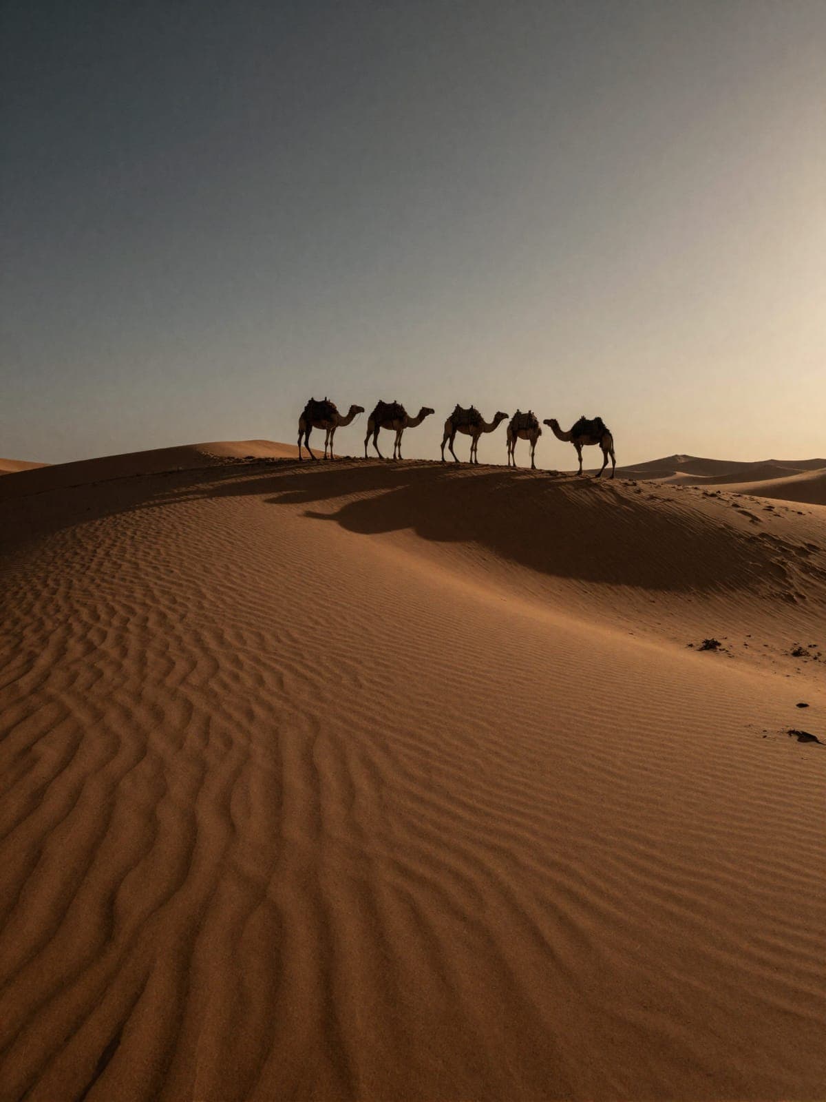 Erg Chebbi, first light